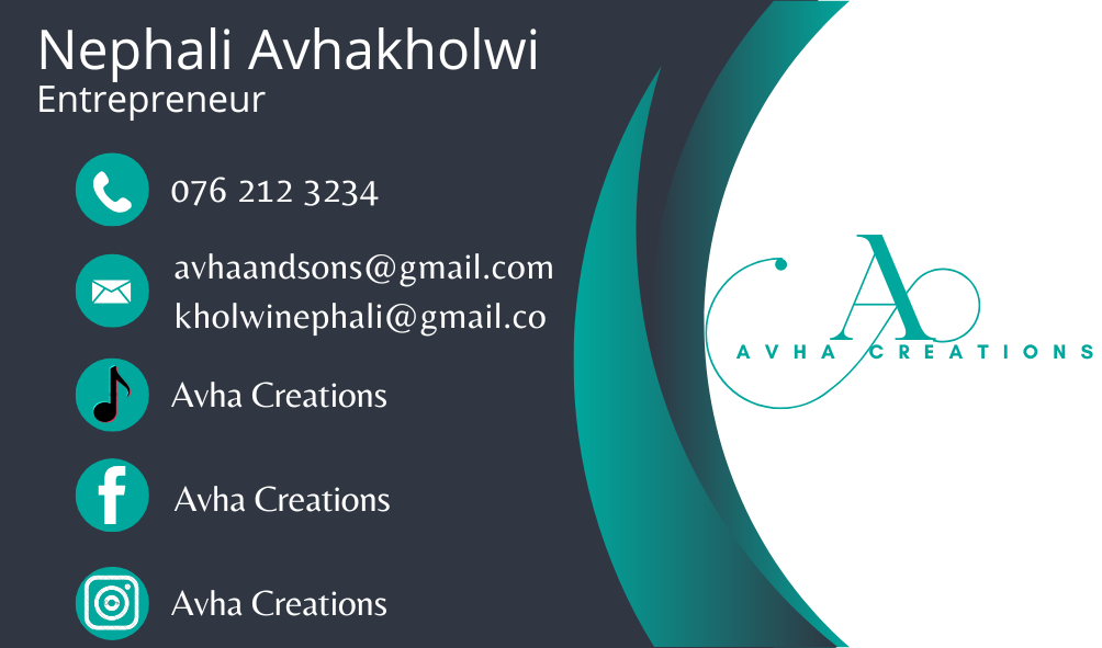 Avha Creations Business Card